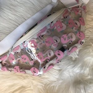 flamingo fanny pack